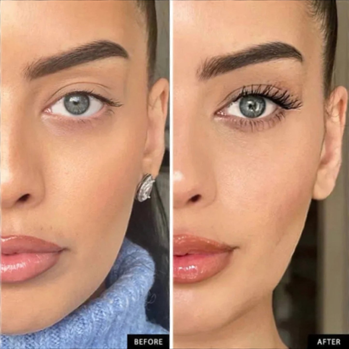 LiLash Purified Eyelash Serum to Grow Longer & Fuller-Looking Lashes - Eyelash Growth Enhancer, Safe for Use with Contacts, Lash Extensions, Sensitive Eyes - Vegan & Cruelty-free (2mL, 90-Day Supply)